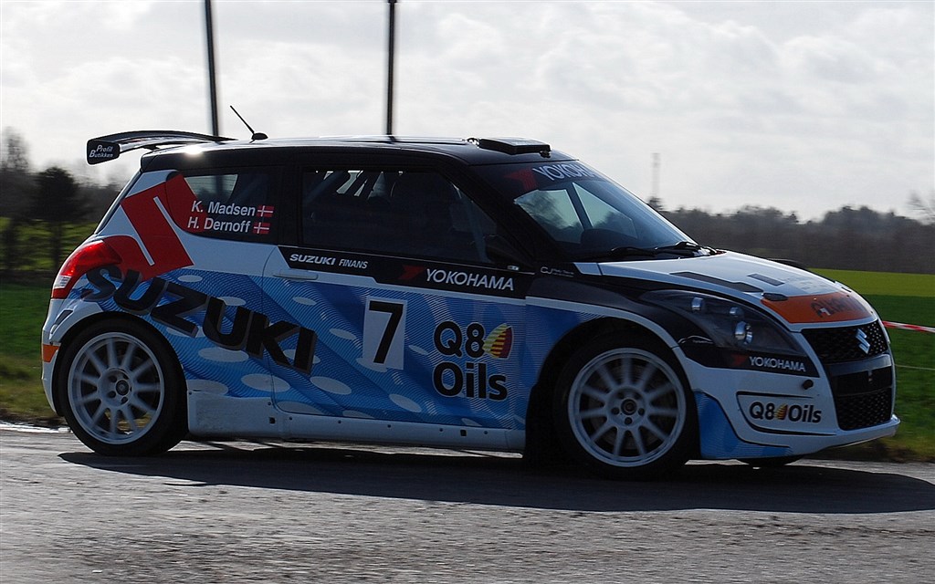 SM-titlen skal forsvares for Kenneth Madsen og Henrik Dernoff
(Foto: Suzuki Motorsport)